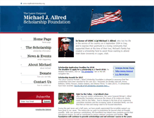 Tablet Screenshot of mjallredscholarship.org